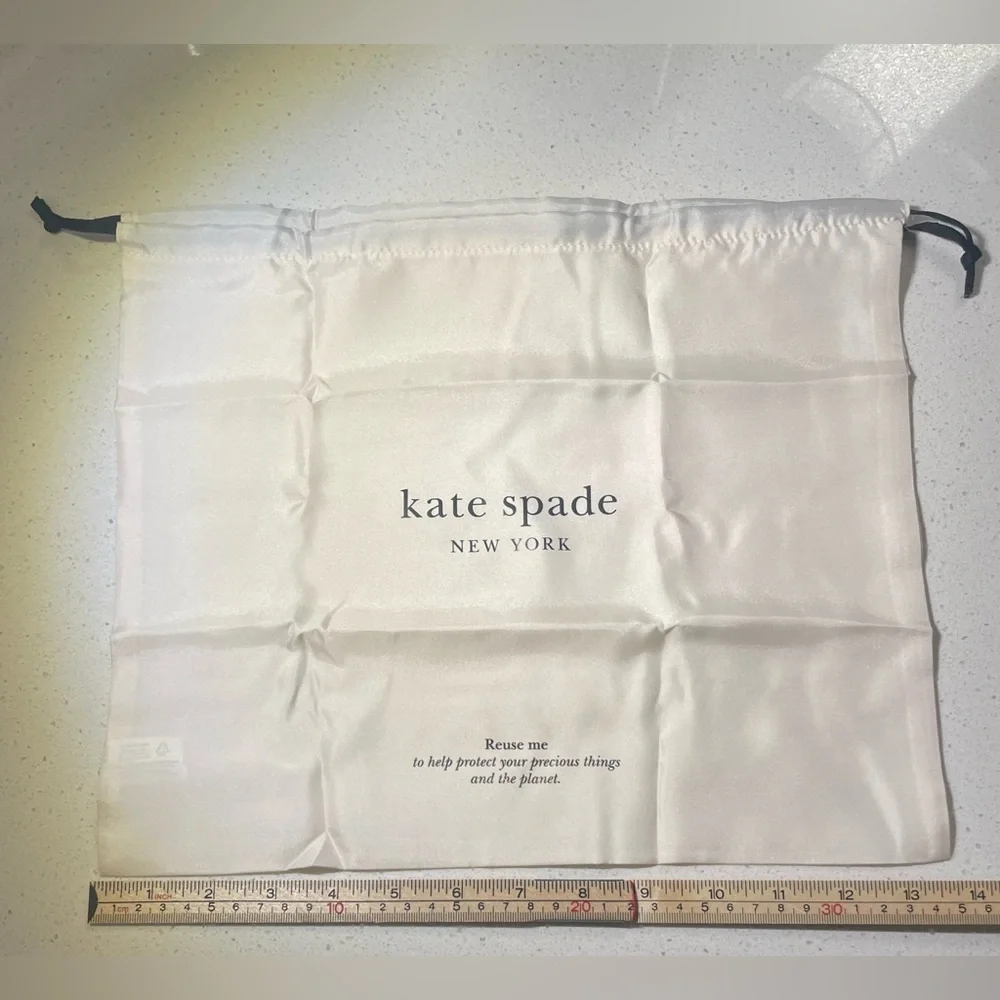 ♠️Kate Spade Storage Bag Slip Silky 11.75” x 13.75”. New/ never used.